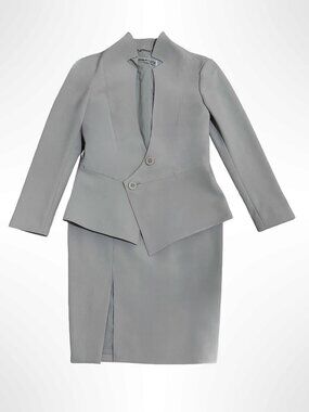 YOANA BARASCHI 2 Piece Skirt Suit Set Soft Lilac Size 6